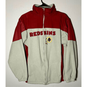 Vintage Washington Redskins Youth Reebok NFL Full Zip Fleece Jacket Sz XL 18/20